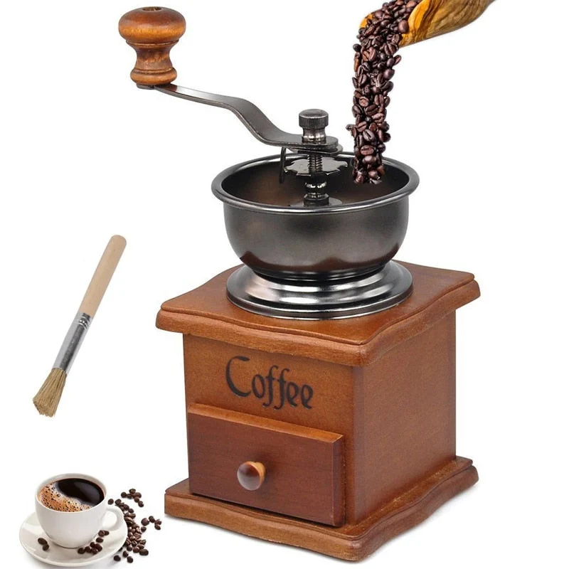 Retro Coffee Grinder | Premium Stainless Steel Material — Coffee Grinder