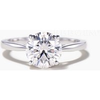 Round Cut Lab-grown Diamond Engagement Ring Igi Certificate Solitaire Ring — Engagement Rings