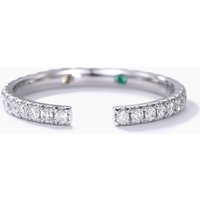Bague de mariage pleine éternité 1,5 mm en moissanite et diamant pour couples — Bijoux de mariage