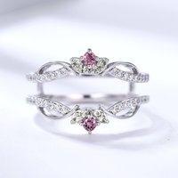 Bague de mariage vintage en tourmaline et péridot en or — Bijoux de mariage