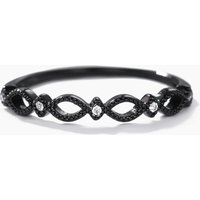 Diamond Black Gold Wedding Ring Infinity Band