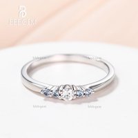 Unique Alexandrite Ring Diamond Art Deco Wedding Band 5 Stone — Wedding Jewelry