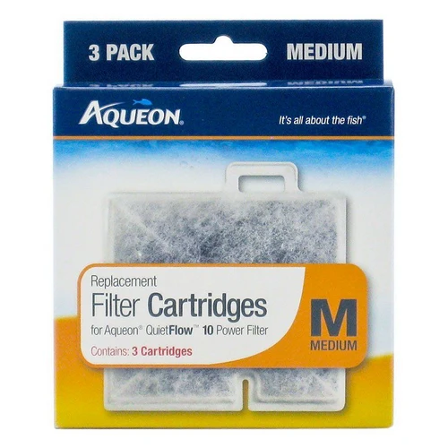 Aqueon, QuietFlow Replacement Filter Cartridge, Medium (3 Pack) — Aquarium Accessories