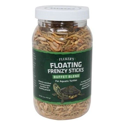 Flukers, Floating Frenzy Buffet Blend for Aquatic Turtles, 11.5 oz