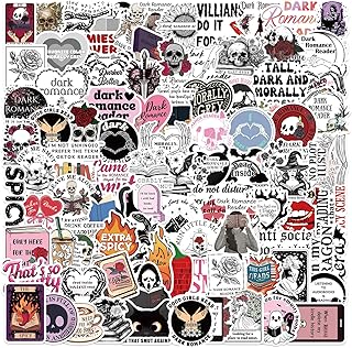 100PCS Dark Romance Book Stickers Waterproof Vinyl Decals