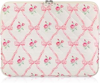 Abbylike Pink Bow Laptop Sleeve 13-14 Inch — Laptop Accessories