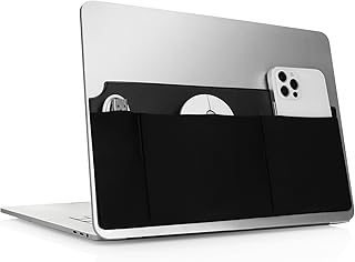 kwmobile Laptop Pouch – 3-Pocket Adhesive Case — Laptop Accessories