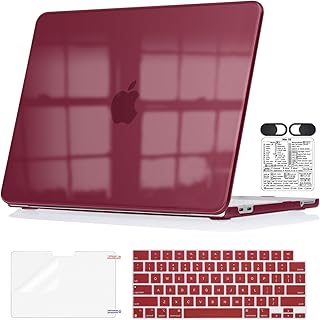 Étui Wine Red pour MacBook Neo 13 A3404 A18 Pro