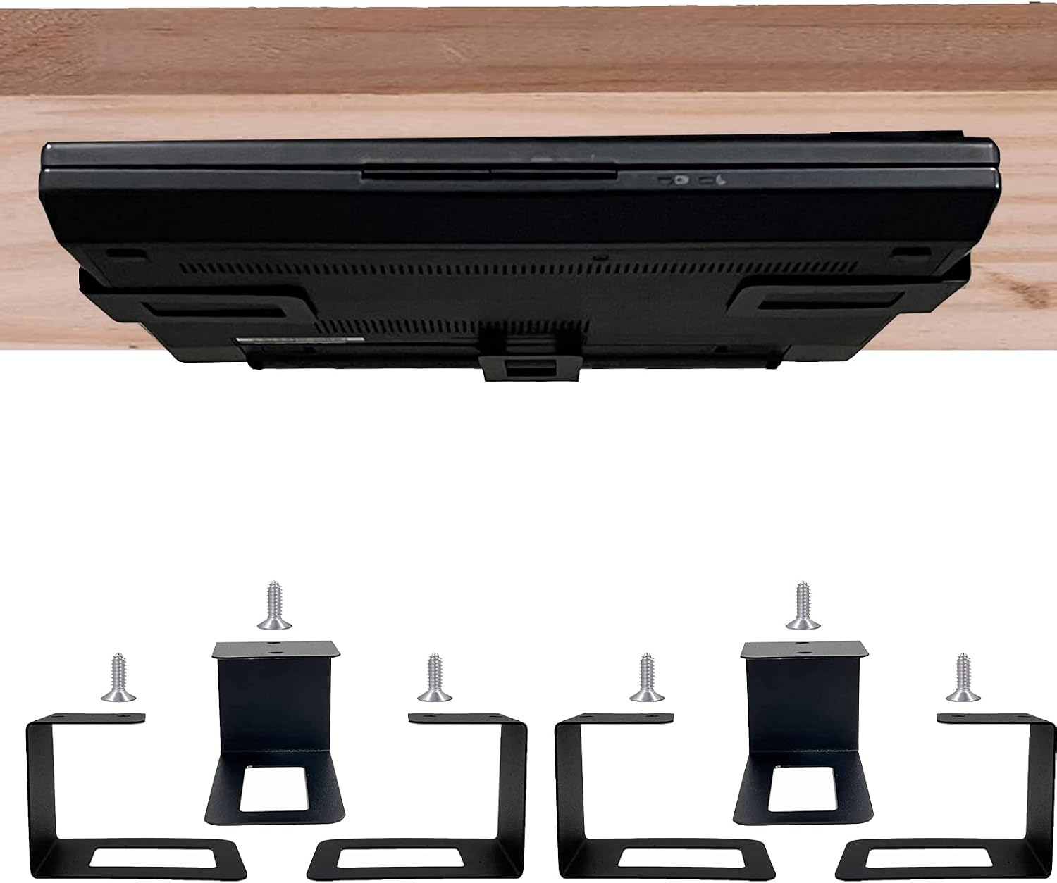 Organiseur Pmsanzay (6) sous bureau avec vis — Accessoires pour ordinateurs portables