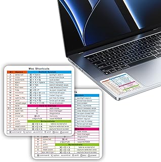 Autocollants de Raccourcis Mac EKIND – Guide de Référence Clavier