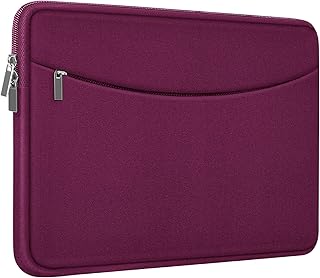 15.6" Laptop Case Shockproof Protective Sleeve Rose Red