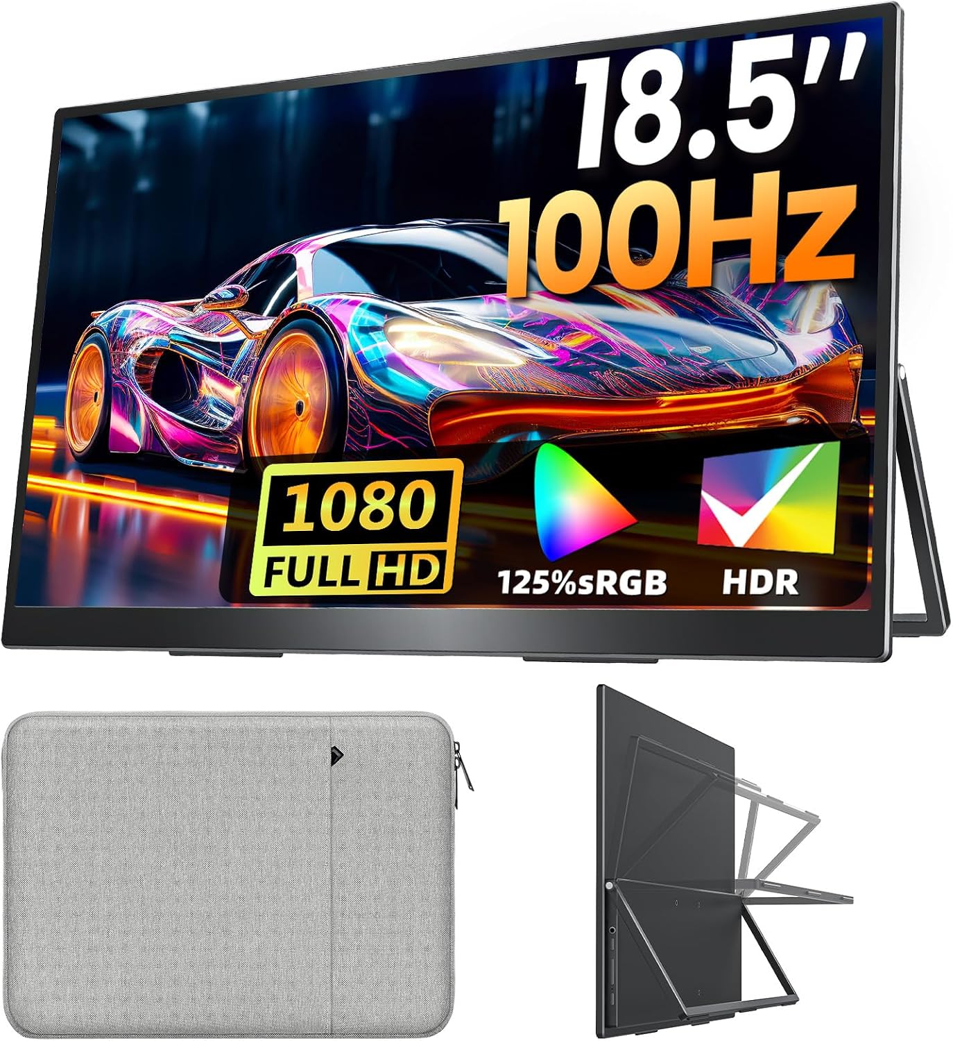 Moniteur portable Upperizon 18,5" 100Hz FHD IPS HDR — Écrans d'ordinateur