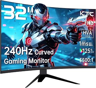 KTC 32" 240Hz Curved Gaming Monitor 1ms H32S17F — Computer Monitor
