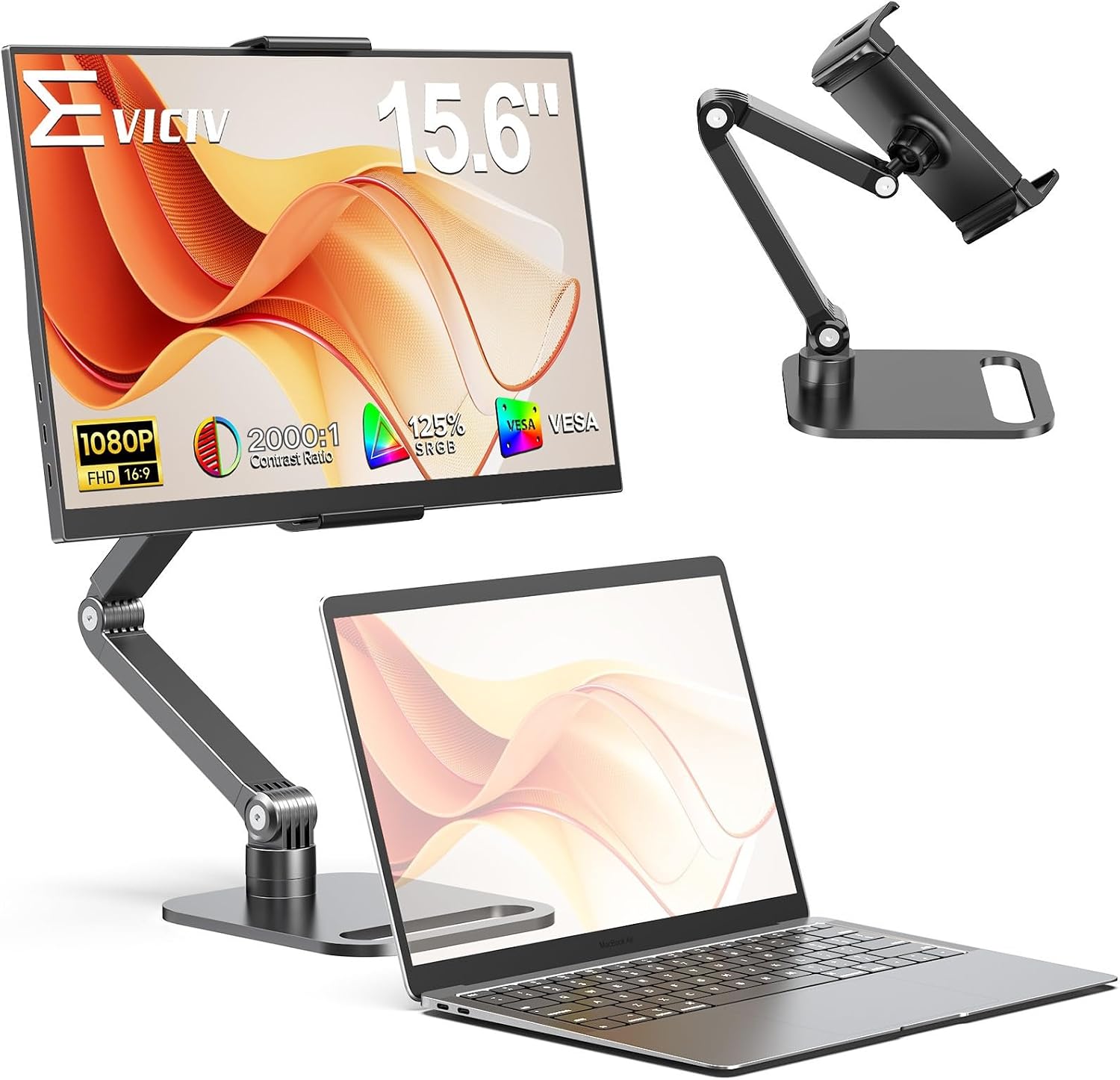 Écran Portable EVICIV 15.6" 1080P USB-C — Écrans d'ordinateur