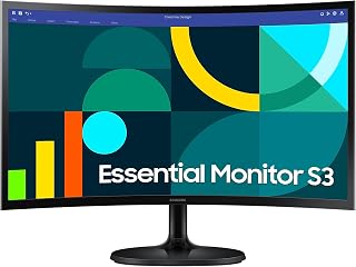 Samsung 24" S36GD Curved Monitor — Computer Monitor