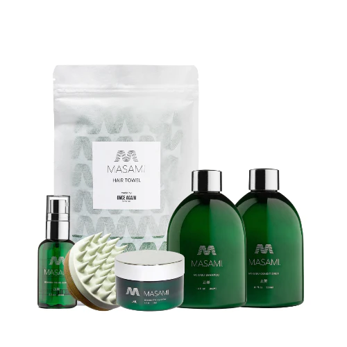 Ensemble shampoing et après-shampooing hydratant Masami — Packs shampooing et après-shampooing