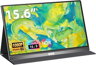 Moniteur Portable QQH 15,6 po FHD USB-C HDMI