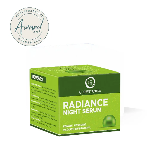 Recharge Sérum Nuit Radiance de Greentanica — Appareils de soins de la peau