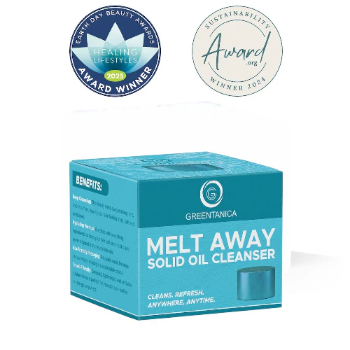 Melt Away Solid Oil Cleanser by Greentanica - Starter Kit — Facial Cleansing Brushes