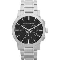 Burberry BU9351 Chronograph Men's Watch Black Dial Stainless Steel