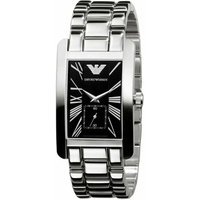 Emporio Armani AR0156 Classic Black Rectangle Men's Watch