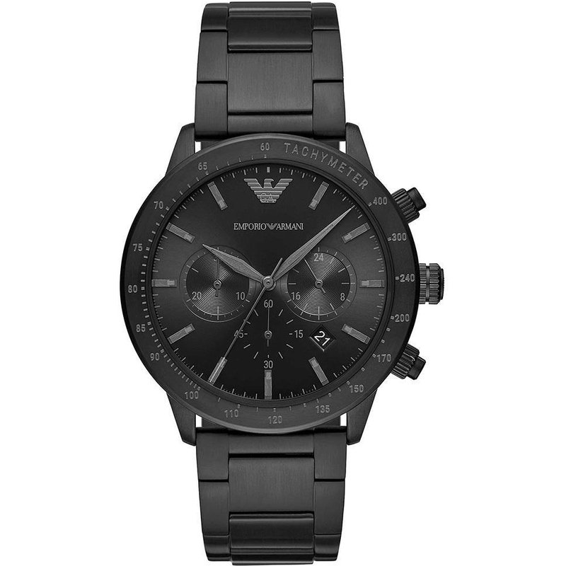 Montre analogique pour homme Emporio Armani AR11242 avec cadran noir — Montres pour hommes