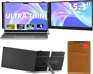 Portable Monitor 15.3" FHD 1200P IPS Laptop Screen Extender — Computer Monitor