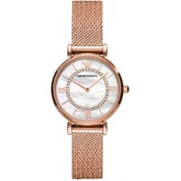 Montre Emporio Armani AR11320 Gianni T-Bar en or rose pour femme