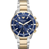 Emporio Armani AR11362 Two Tone Chronograph Diver Men's Watch