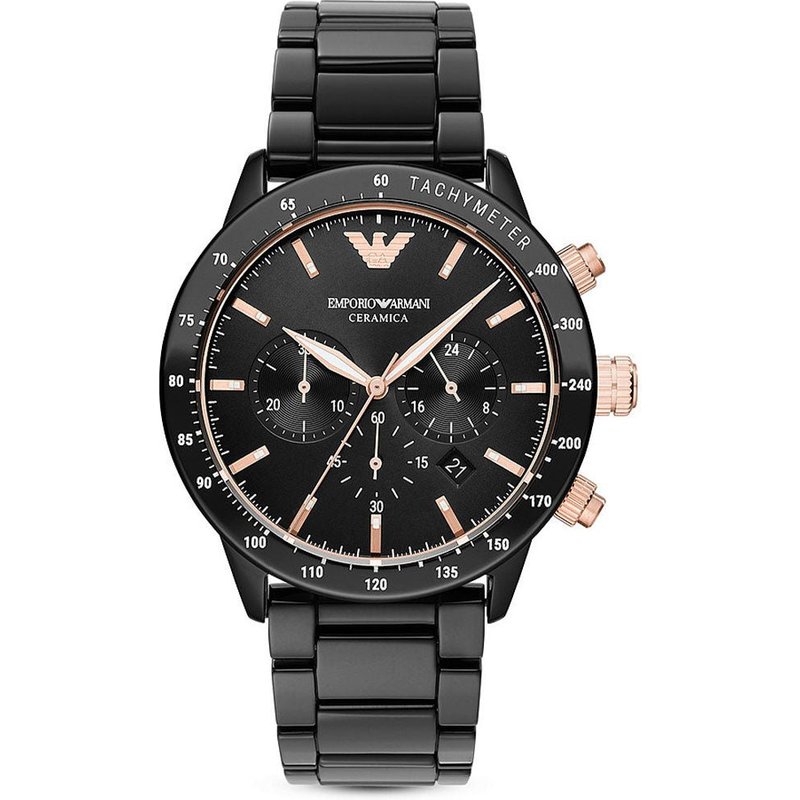 Emporio Armani AR70002 Mario Ceramic Men's Watch — Mens Watches