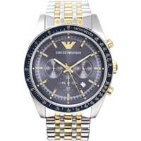 Montre chronographe Emporio Armani AR8030 Tazio bicolore pour homme