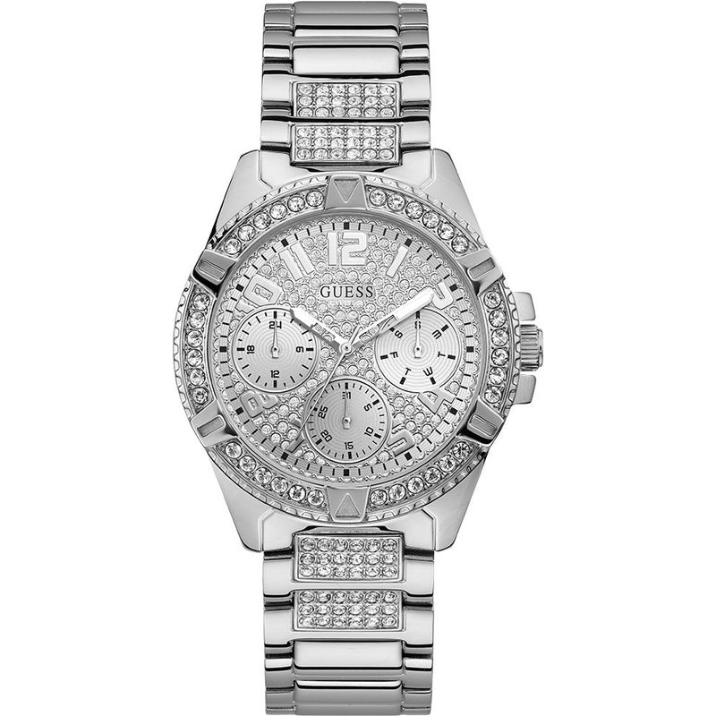 Guess W1156L1 Montre Frontier argentée pour femme