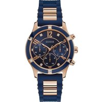 Guess W1234L4 Breeze Quartz Women's Watch with Diamond Blue Dial