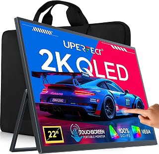 UPERFECT 22" Portable Touchscreen Monitor 2560×1440 QHD — Computer Monitor