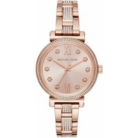Montre pour femme Michael Kors MK3882 Sofie avec cadran rose en cristal