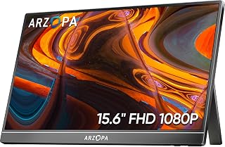 Moniteur Portable ARZOPA 15,6" Full HD 1080P IPS USB-C — Écrans d'ordinateur