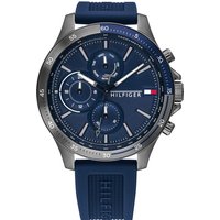 Tommy Hilfiger 1791721 Bank Montre pour homme avec bracelet en cuir