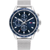 Tommy Hilfiger 1792018 Montre pour homme avec bracelet en cuir
