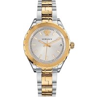 Versace V12030015 Hellenyium Quartz Ladies Watch Silver Dial