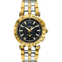 Versace VAH020016 Men's V-Race Two-Tone Quartz Wristwatch — Mens Watches