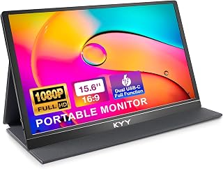 Moniteur portable KYY 15,6" 1080P FHD USB-C — Écrans d'ordinateur
