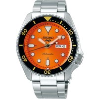 Montre automatique pour homme Seiko 5 Sports SRPD59K1 avec cadran orange