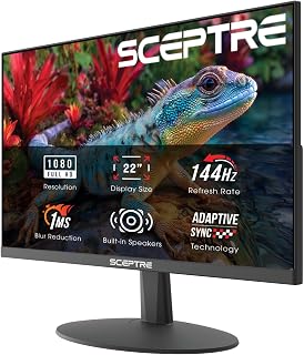 Sceptre Moniteur 22 pouces 144Hz HDMI DisplayPort