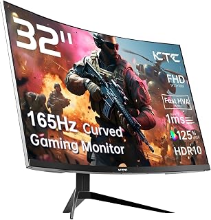 KTC 32" FHD Écran Courbe Gaming 165Hz 1ms — Écrans d'ordinateur