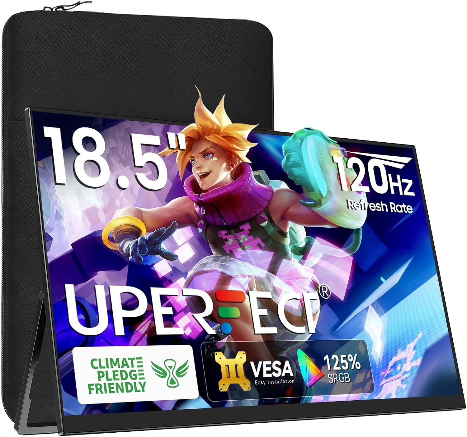 Moniteur Portable UPERFECT 18,5" 120Hz 1080P IPS — Écrans d'ordinateur