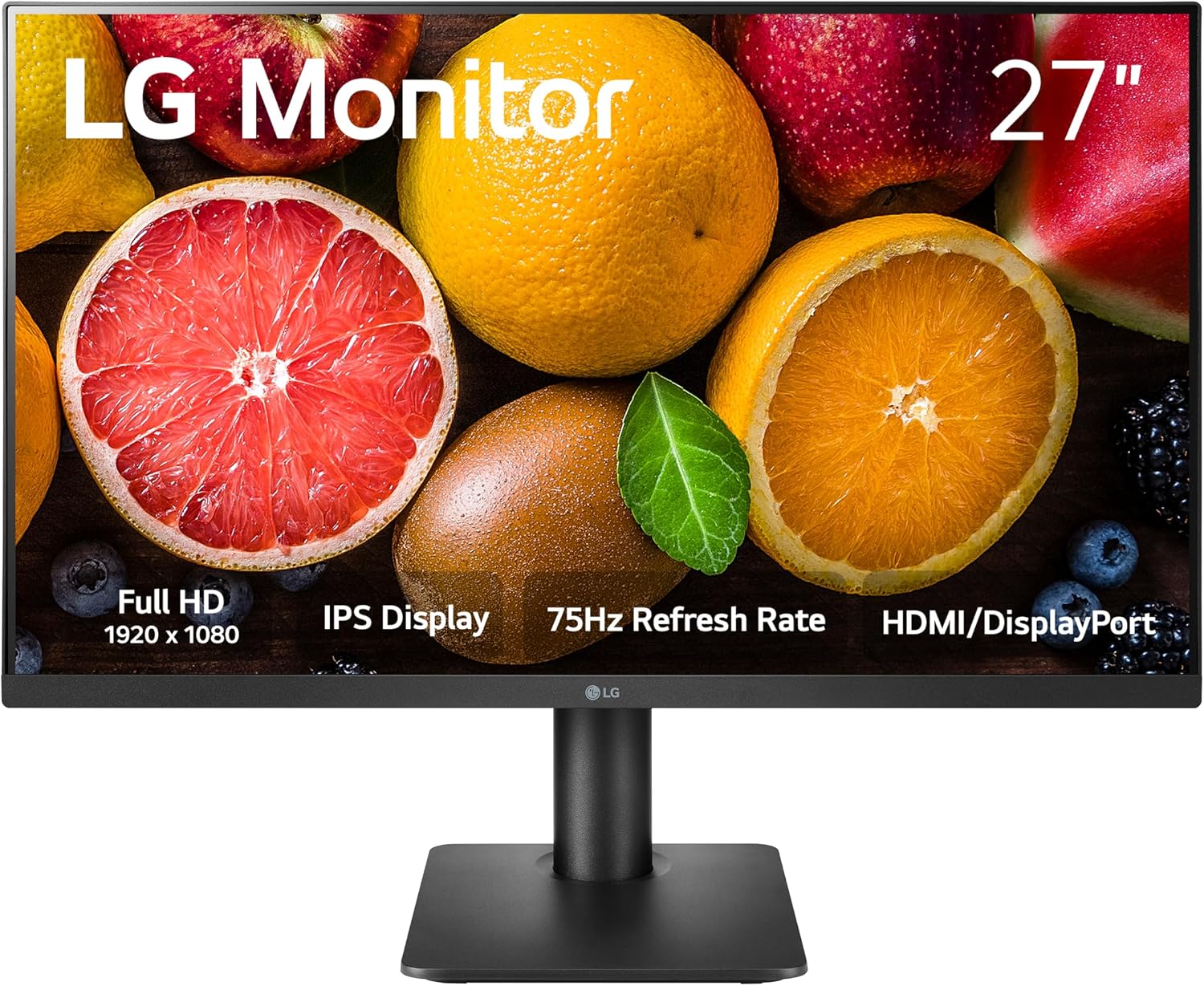 LG 27MP450-B Moniteur 27 po FHD IPS avec AMD FreeSync — Écrans d'ordinateur