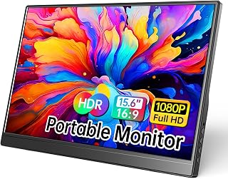 Moniteur Portable 15,6 po 1080P IPS USB-C HDMI — Écrans d'ordinateur