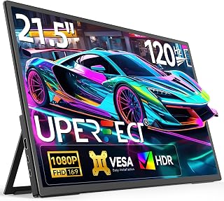 UPERFECT 21.5" 120Hz Portable Monitor with Stand & VESA — Computer Monitor