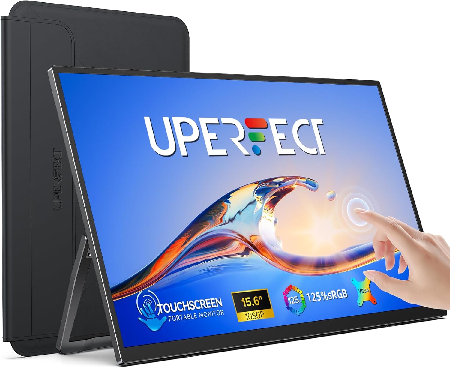 UPERFECT Moniteur Portable 15,6" Écran Tactile USB-C — Écrans d'ordinateur