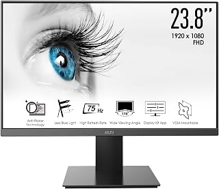 MSI Pro MP241X 24" Full HD 1080p Monitor, 75Hz